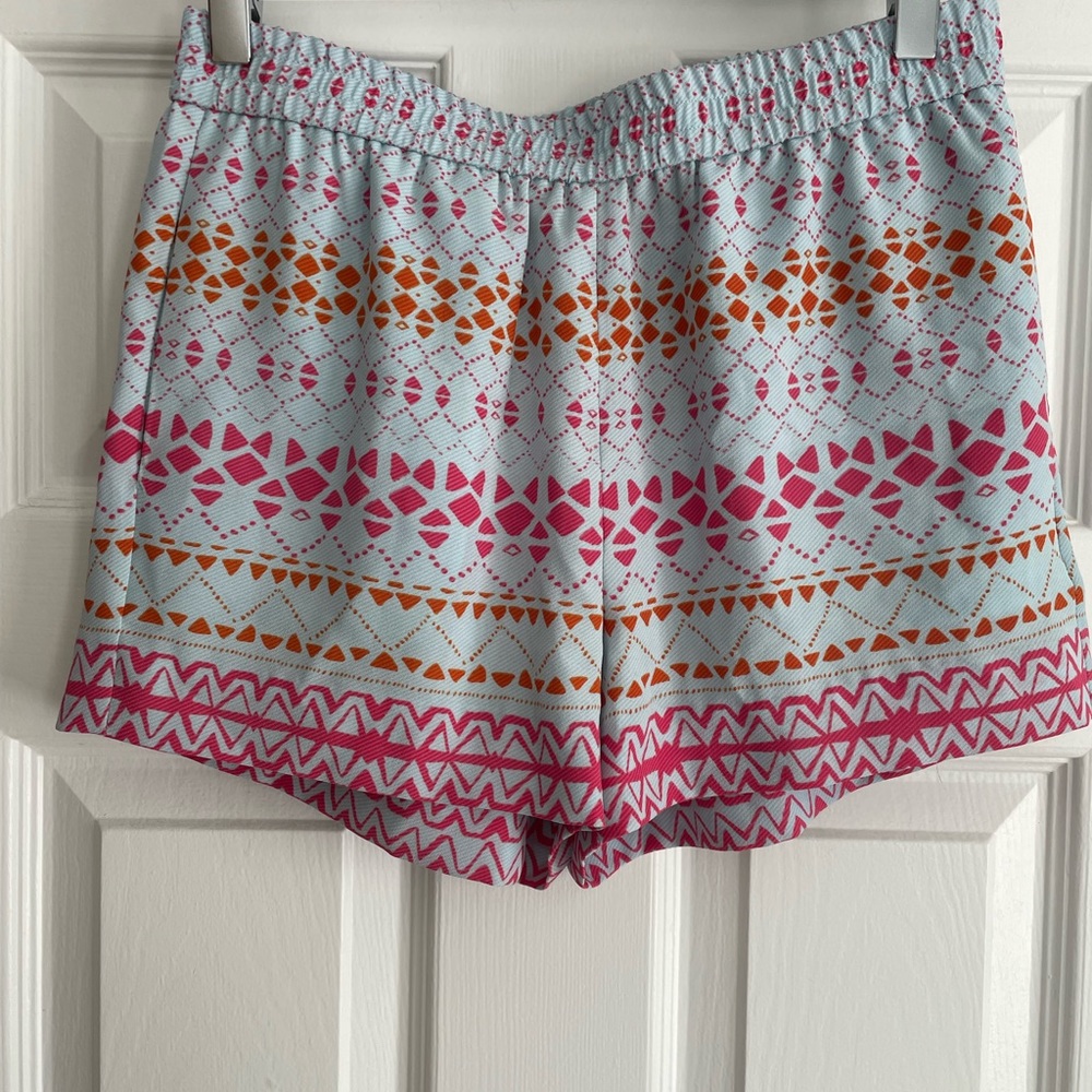 BCBG Shorts. XS Blue, Pink, and Orange. Worn 1 time - like new!